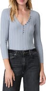 PAIGE Ginnette Rib Top