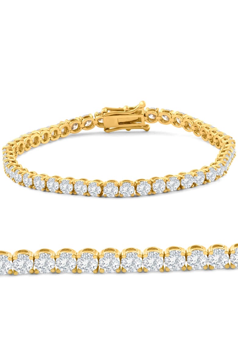8.00Ct Diamond Tennis Bracelet 14k Gold Lab Grown 7", Main, color, 14k Yellow Gold
