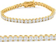 Bliss Diamond 8.00Ct Diamond Tennis Bracelet 14k Gold Lab Grown 7"