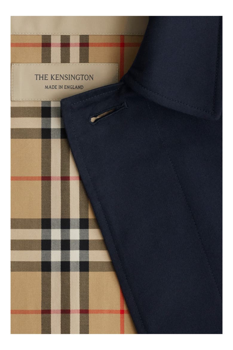 Mid-length Kensington Heritage Trench Coat, Alternate, color, Coal blue