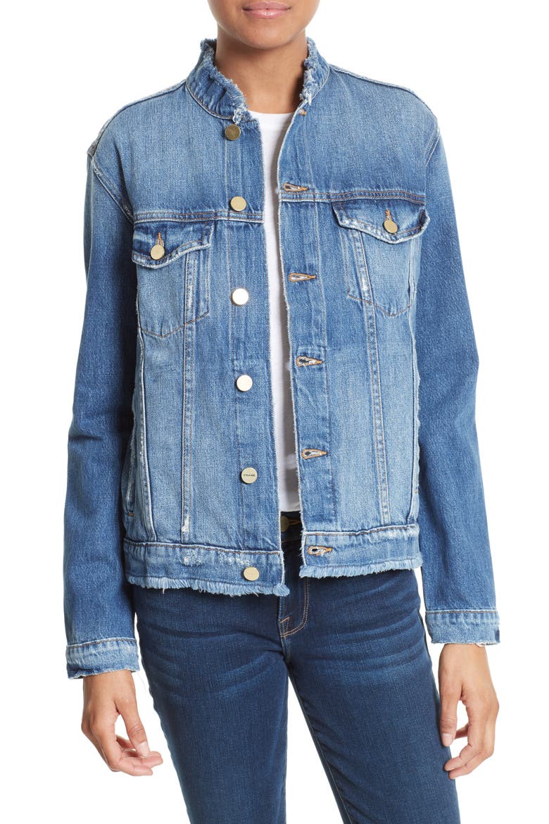 Le Fray Denim Jacket (Nordstrom Exclusive), Main, color, VETERAN