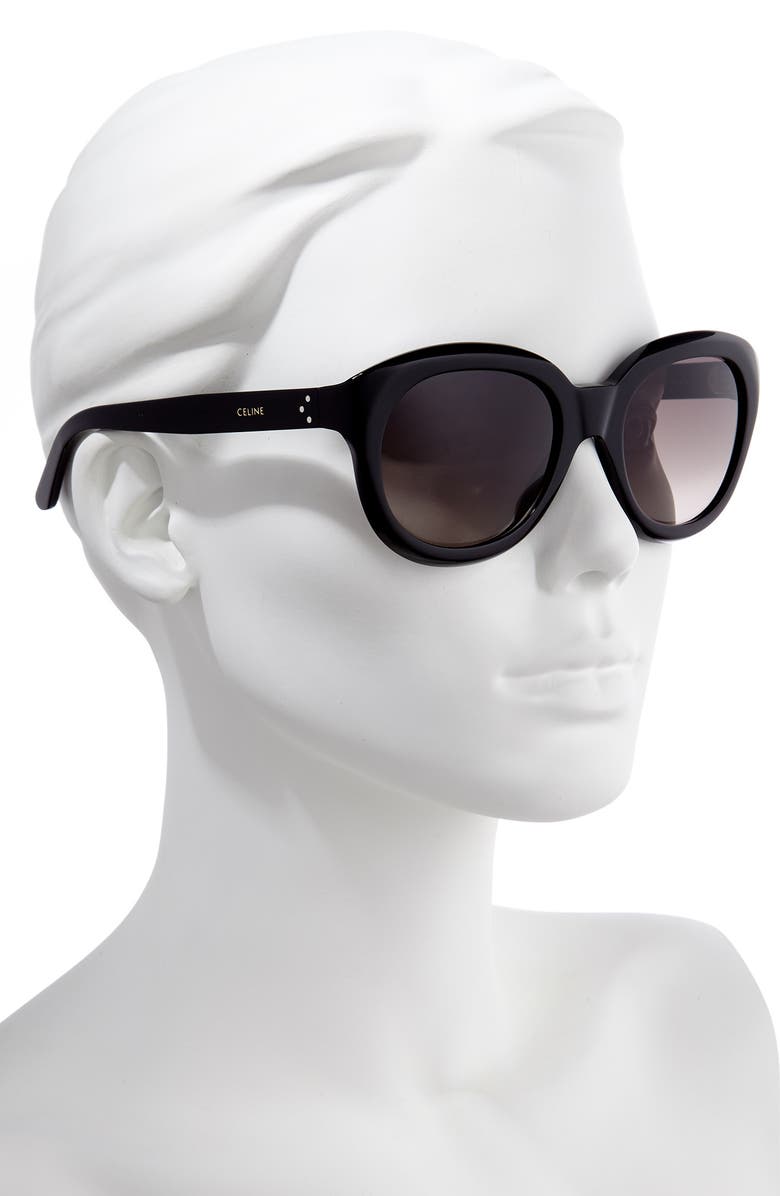 CELINE 56mm Round Sunglasses, Alternate, color, 