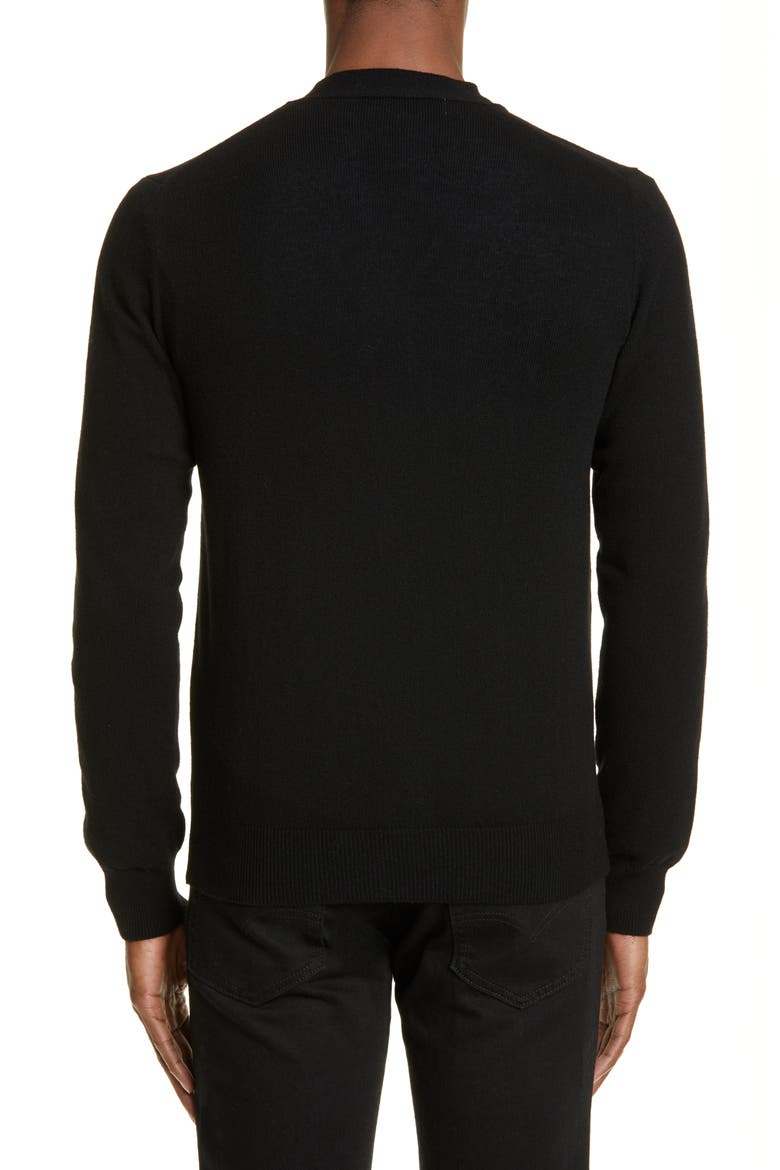 Wool Cardigan, Alternate, color, BLACK