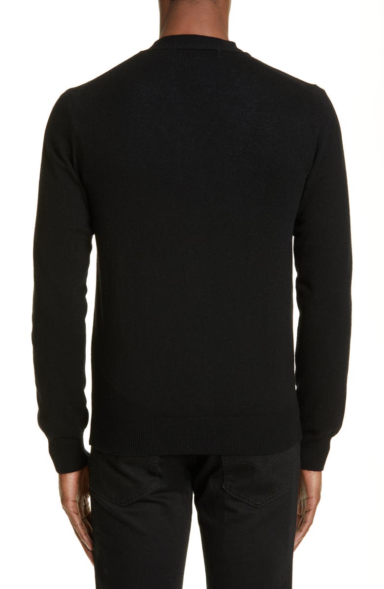 Comme des Garçons PLAY Wool Cardigan, Alternate, color, 