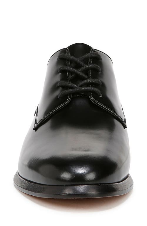 Vince Niko Calf Leather Derby Shoes In Black