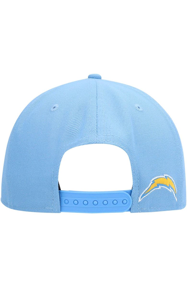 New Era Men's New Era Powder Blue Los Angeles Chargers Script Original Fit 9FIFTY Snapback Hat, Alternate, color, 