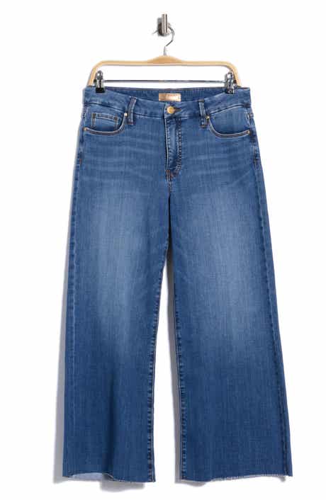 Meg High Waist Fab Ab Wide Leg Jeans