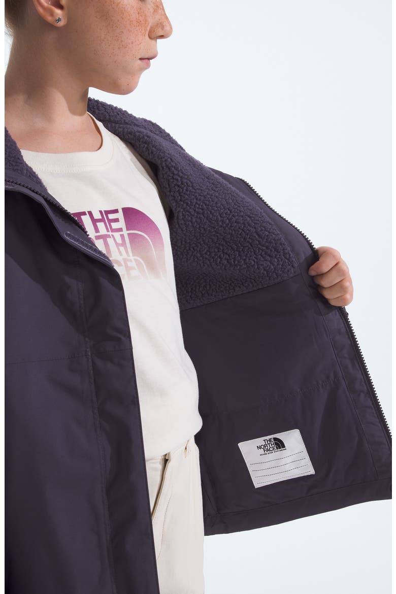 Kids' Antora Hooded Waterproof Rain Jacket, Alternate, color, ENDLESS DUSK