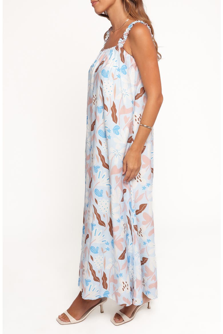 Sanders Maxi Sundress, Alternate, color, BLUE FLORAL