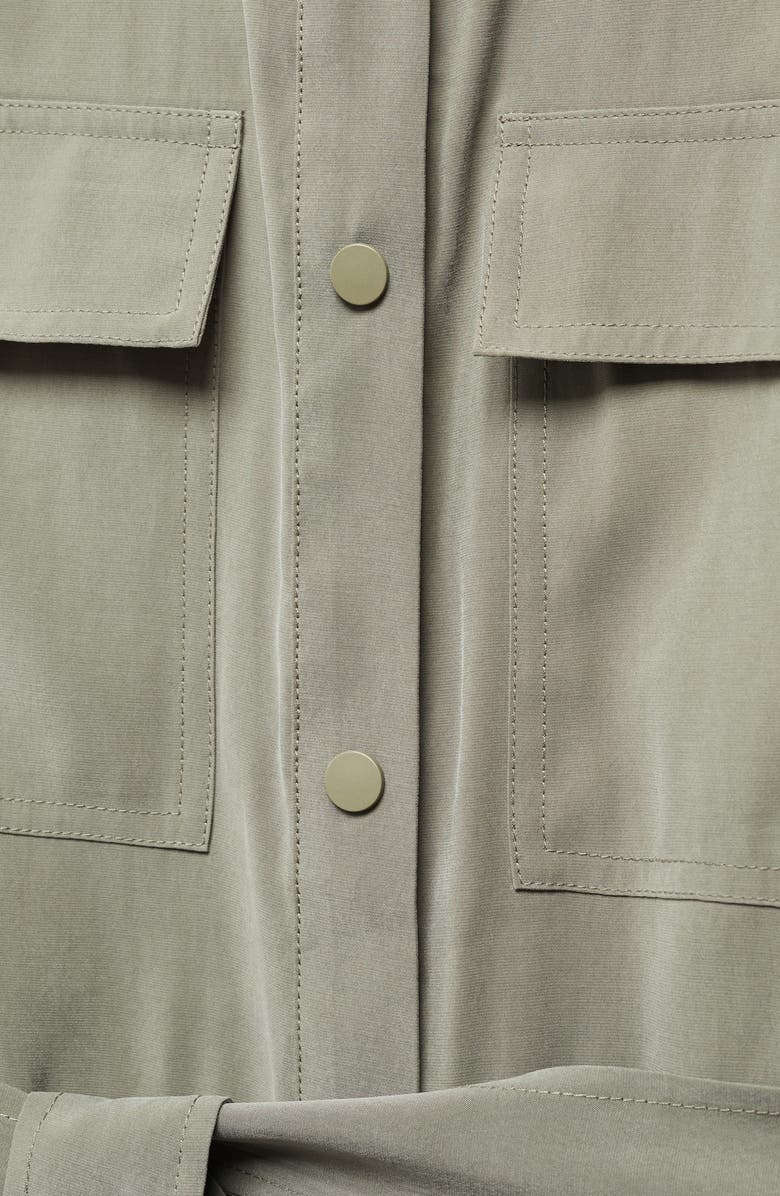 MANGO Sleeveless Cargo Jumpsuit, Alternate, color, 