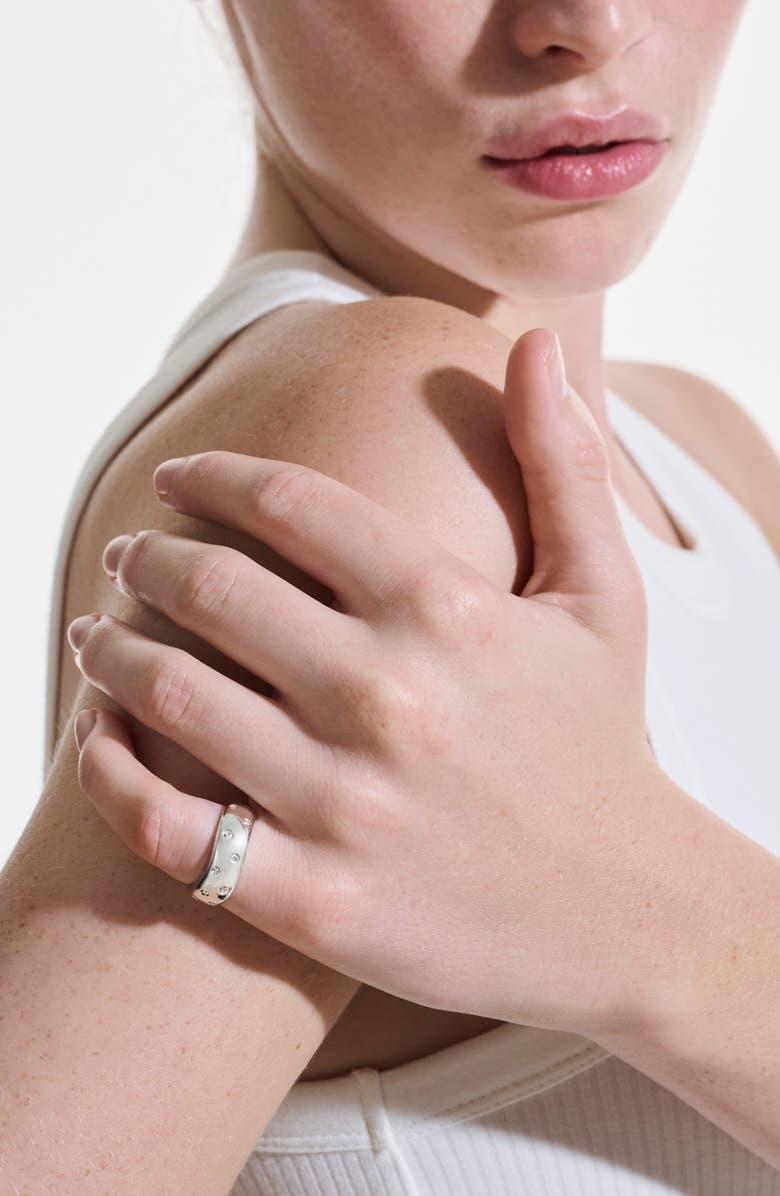 John Hardy Surf Diamond Band Ring, Alternate, color, 