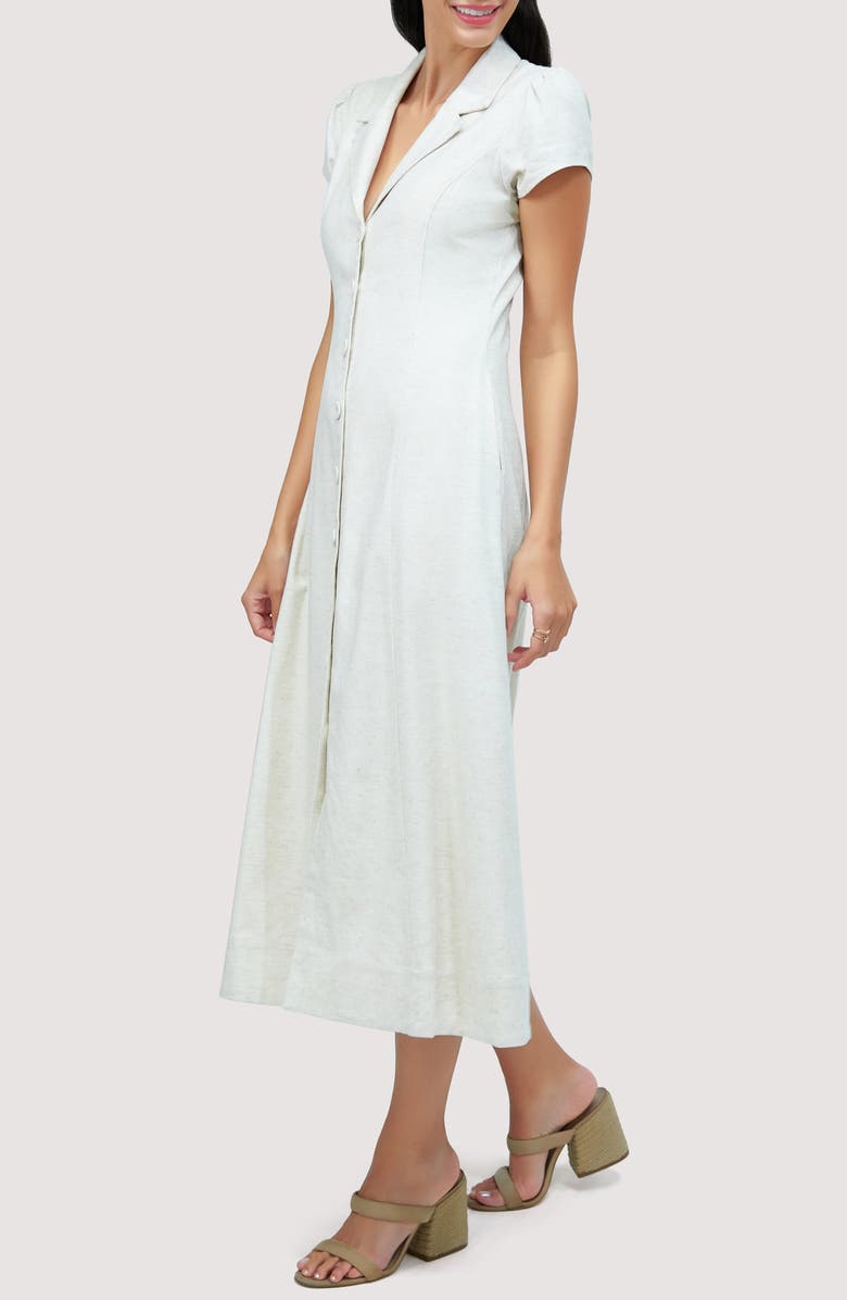 Lost + Wander Costa Del Sol Midi Shirtdress, Alternate, color,