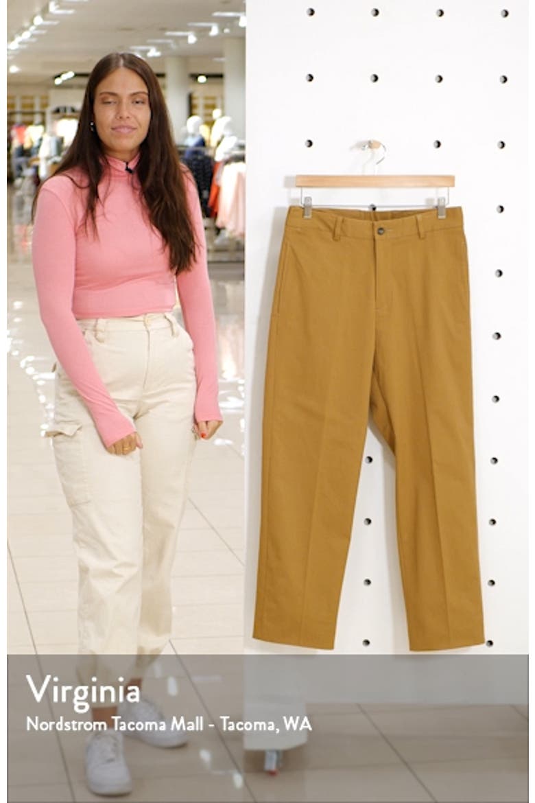 Charleston Khakis Flat Front Stretch Canvas Pants video
