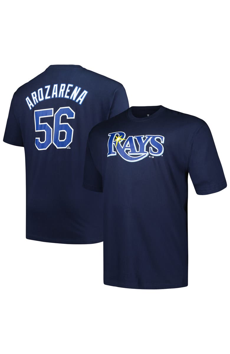 PROFILE Men's Randy Arozarena Navy Tampa Bay Rays Big & Tall Name & Number T-Shirt, Alternate, color, 