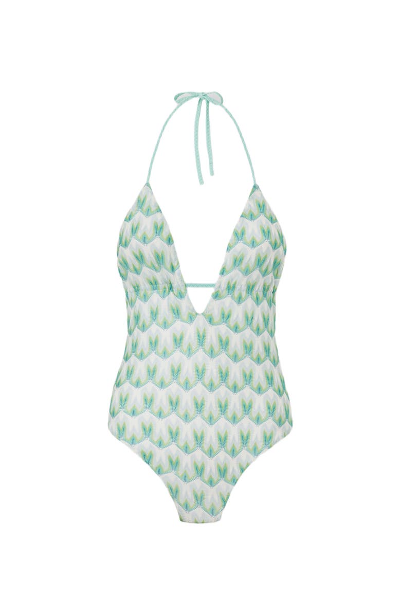 Missoni One-piece Swimsuit In Floral-pattern Viscose, Alternate, color, Multicoloured