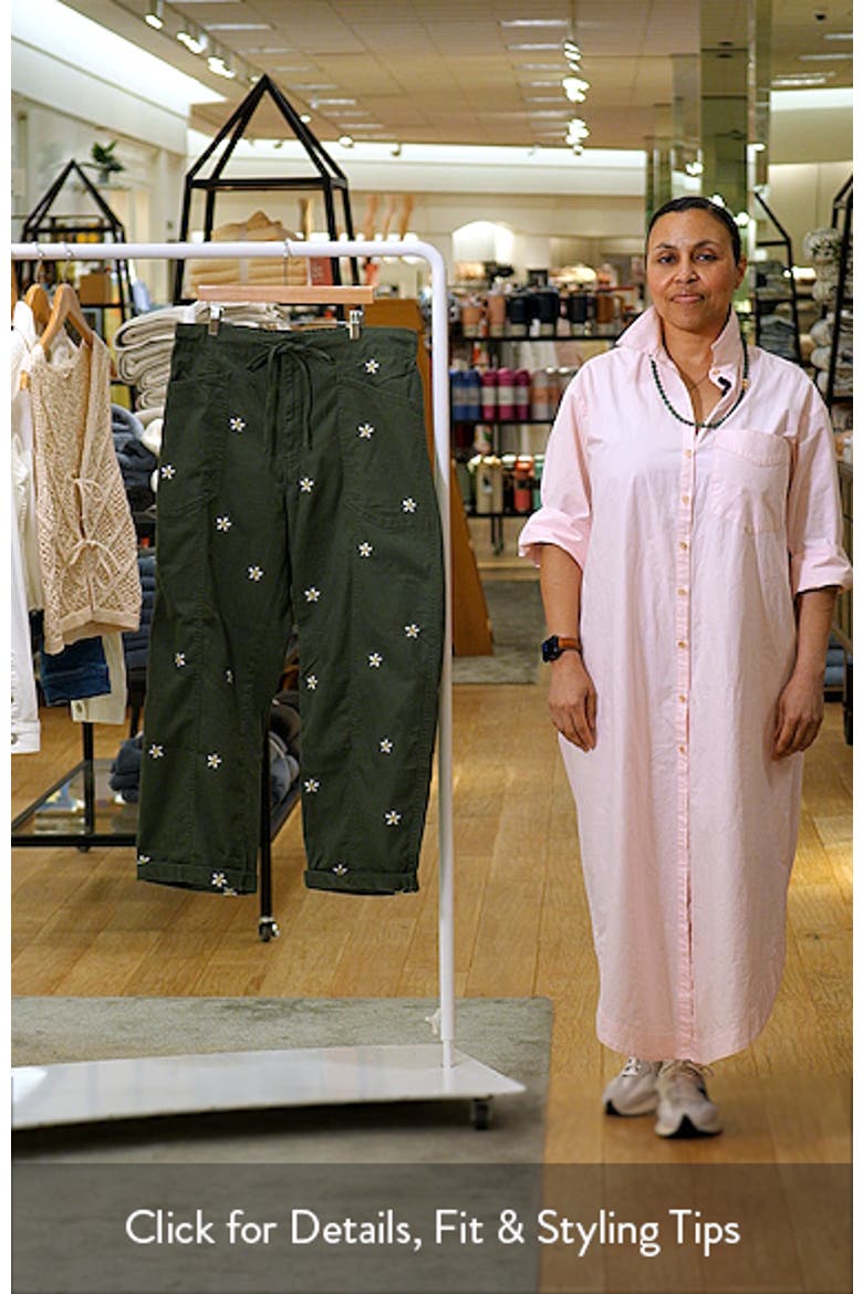 Villa Embroidered Cuffed Drawstring Pants video