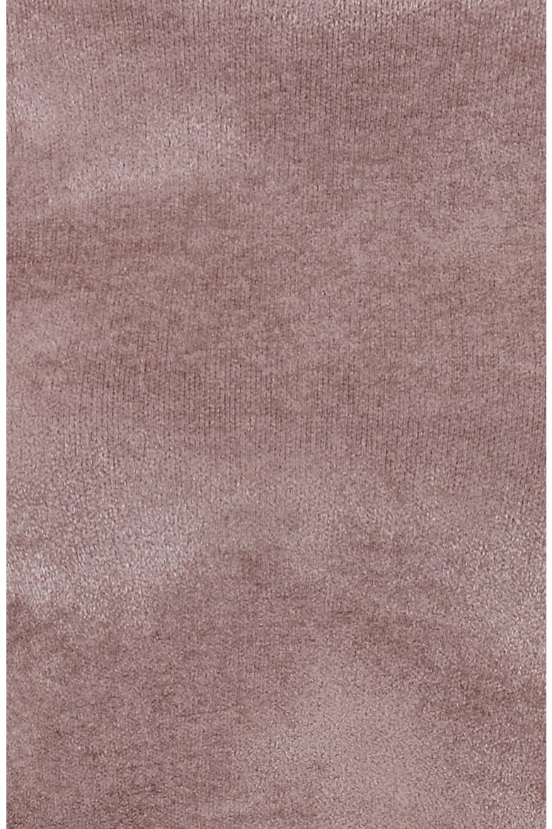 Suri Crop Chenille Turtleneck Sweater, Alternate, color, ROSE