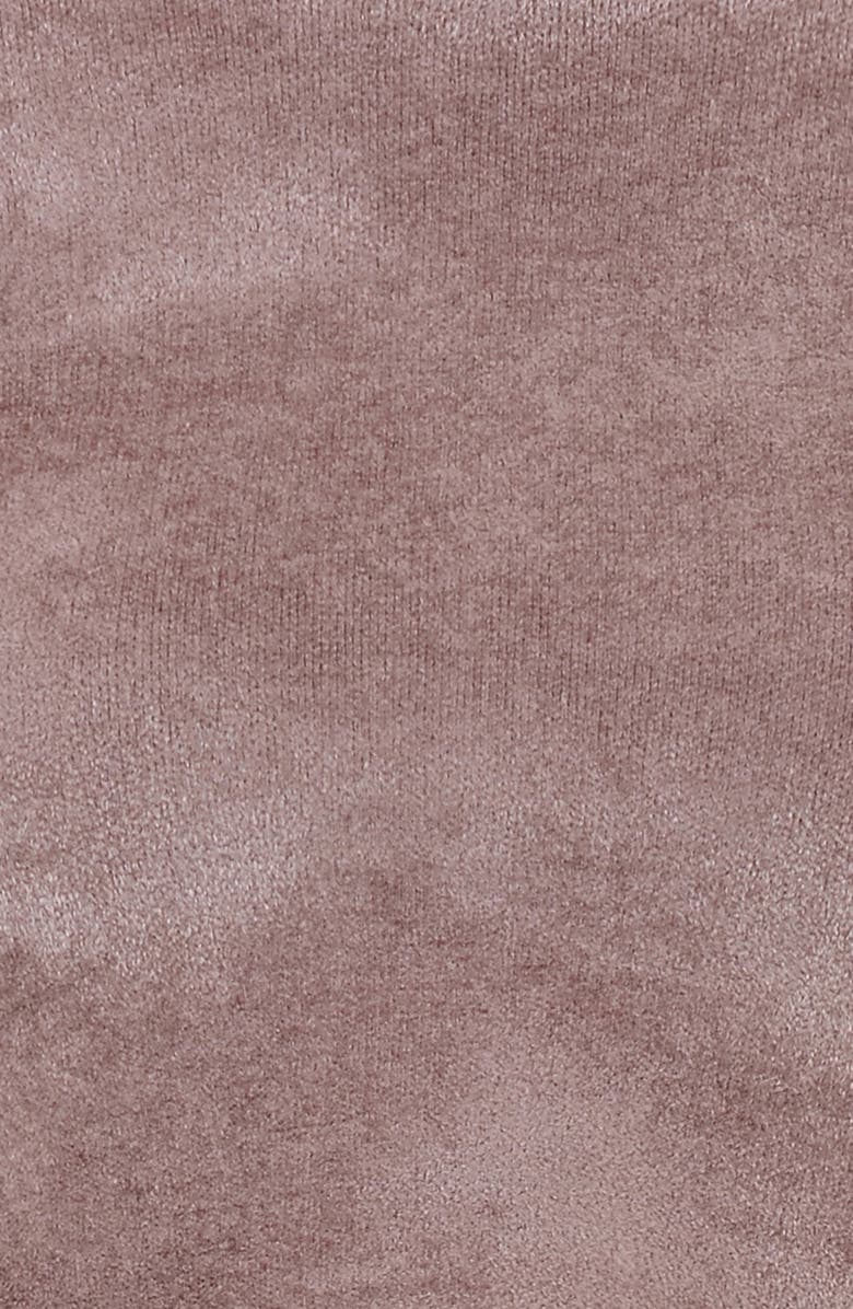 HOUSE OF CB Suri Crop Chenille Turtleneck Sweater, Alternate, color, Rose