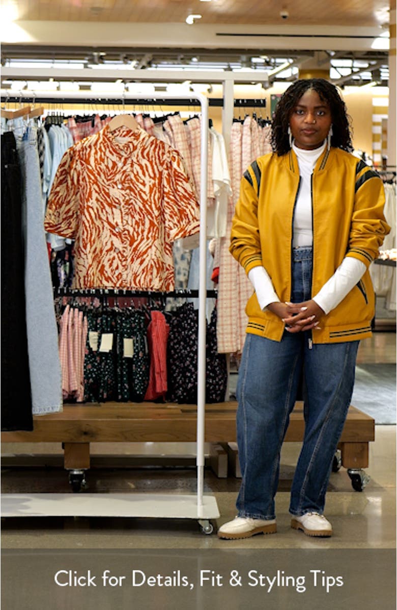 Carolina Print Button-Up Shirt, sales video thumbnail