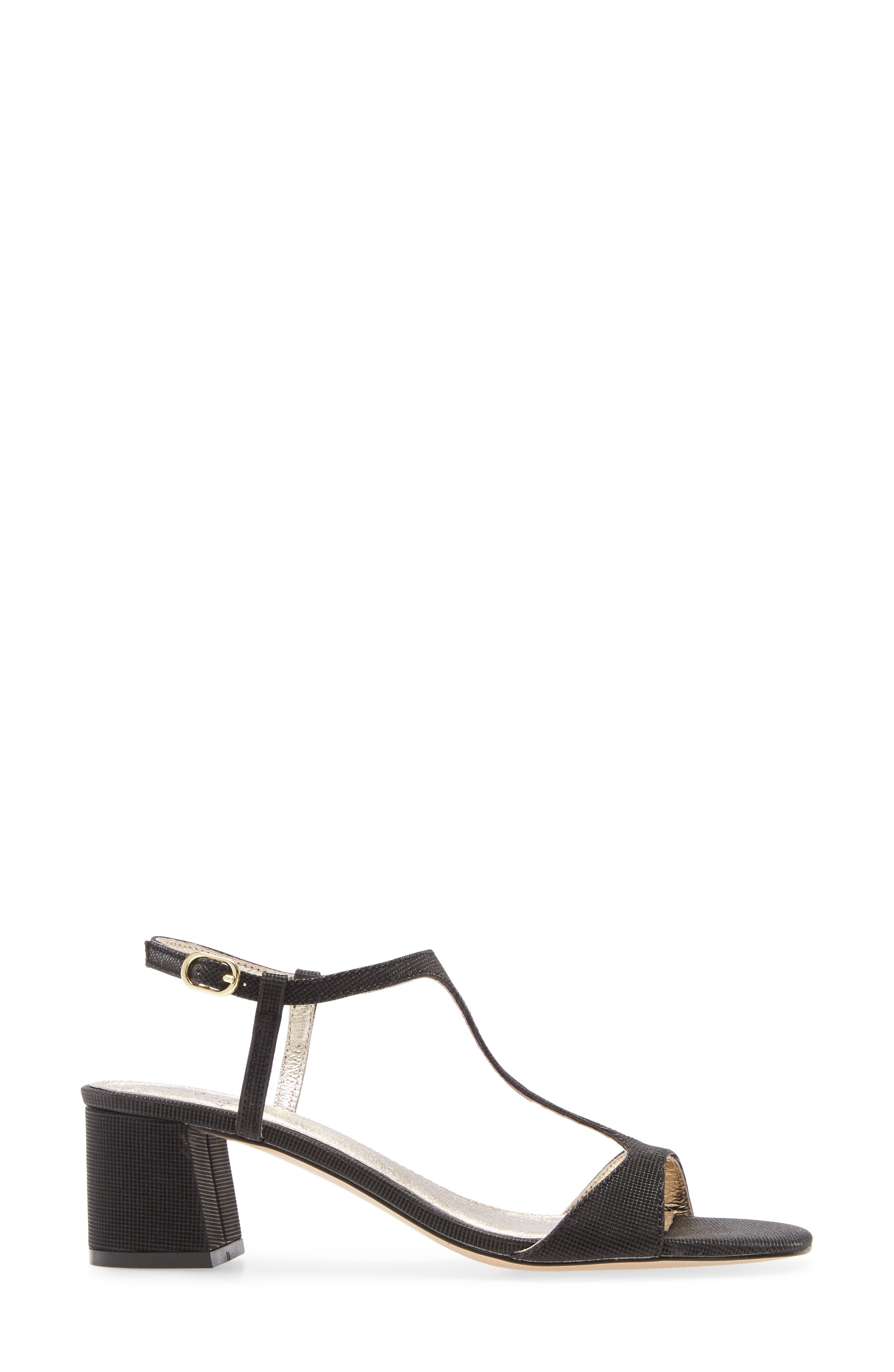 Edie Sandal, Alternate, color, BLACK FABRIC