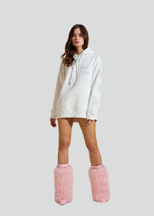 SPARKL FAIRY DREAM HOODIE in White  product