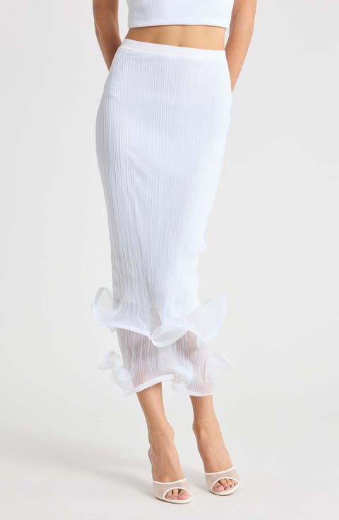 Kelso Pleated Midi Skirt