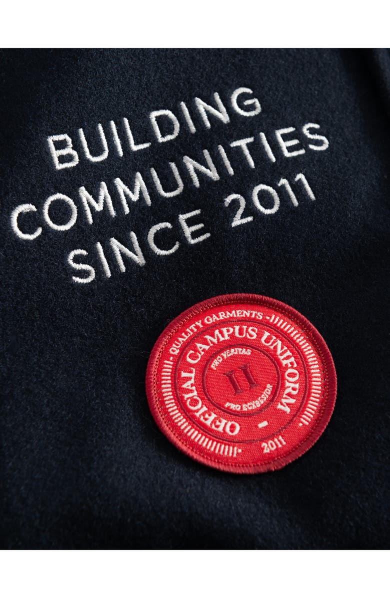 Les Deux Wool Blend Varsity Jacket, Alternate, color,