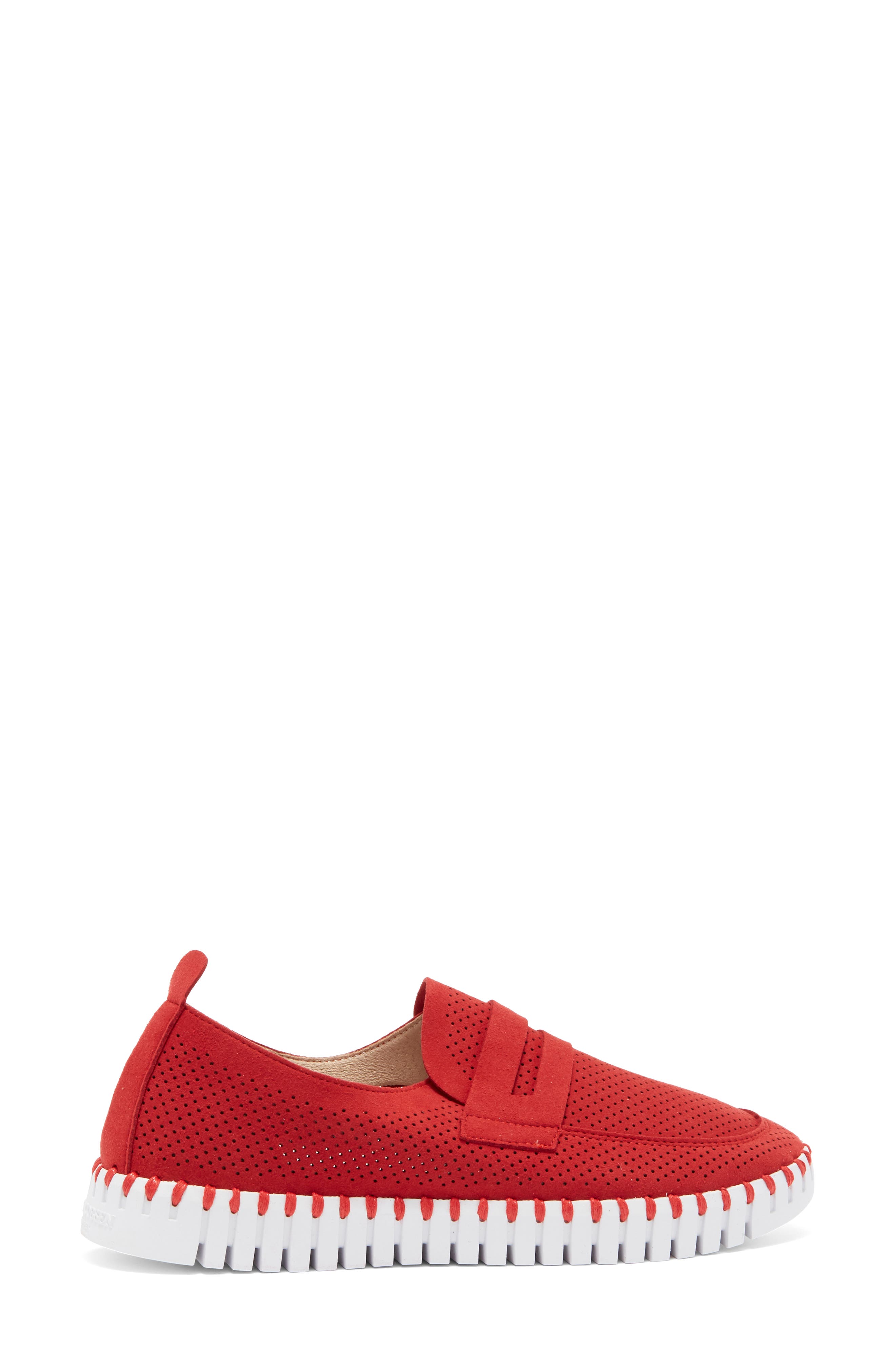 Ilse Jacobsen Tulipu Penny Loafer, Alternate, color, Deep Red