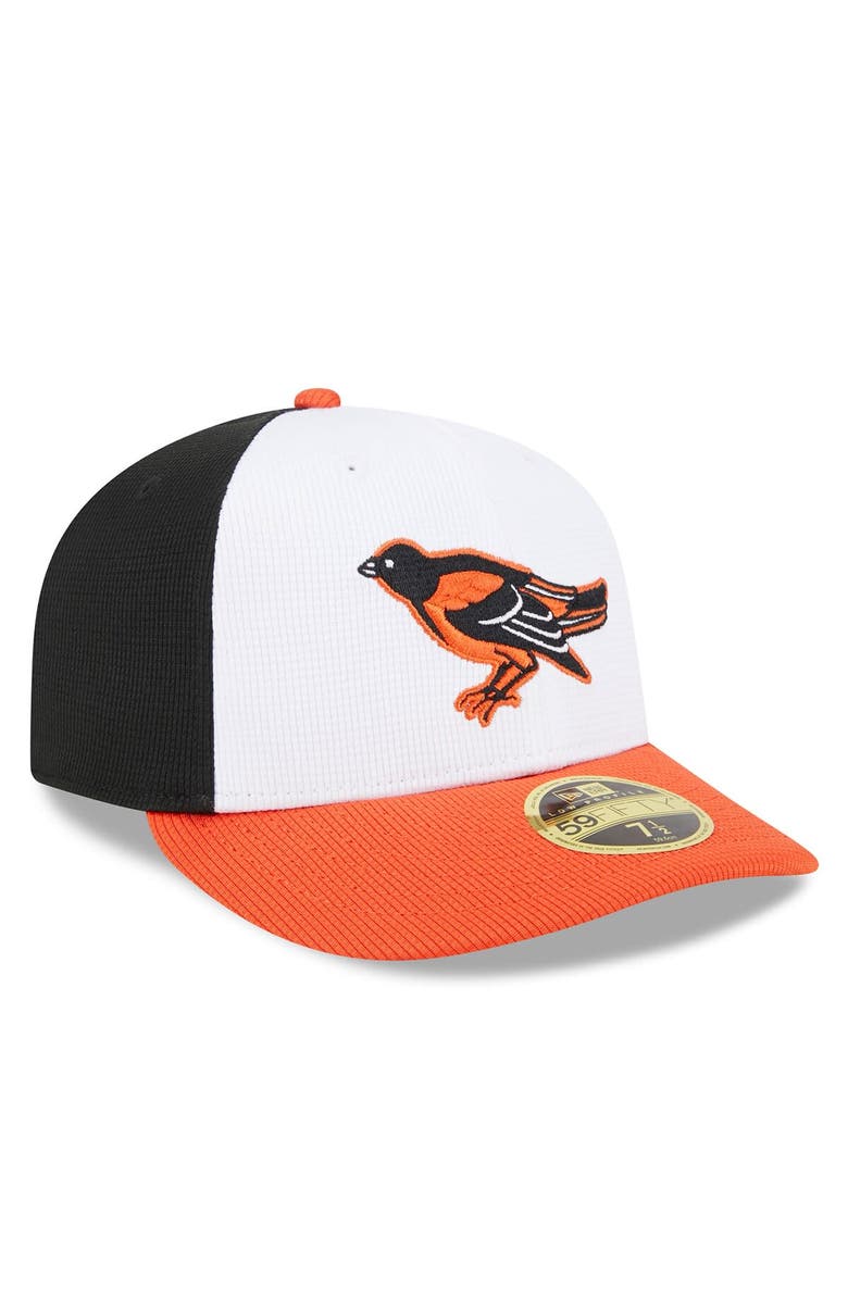 New Era Men's New Era  White Baltimore Orioles 2024 Batting Practice Low Profile 59FIFTY Fitted Hat, Alternate, color, 