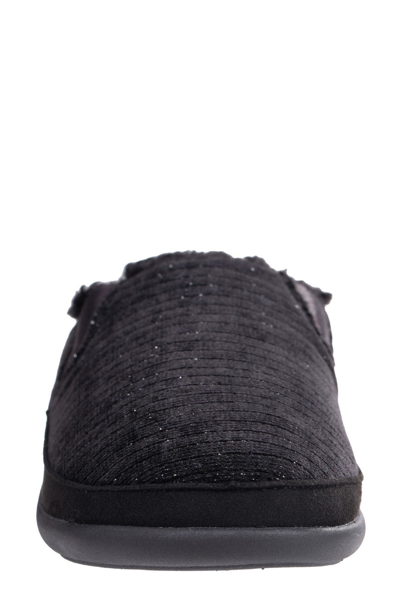 Revitalign Apres Faux Fur Lined Slipper, Alternate, color, Black