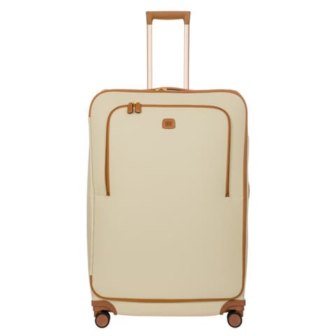 Firenze Softside 32" X-Large Checked Compound Spinner Luggage