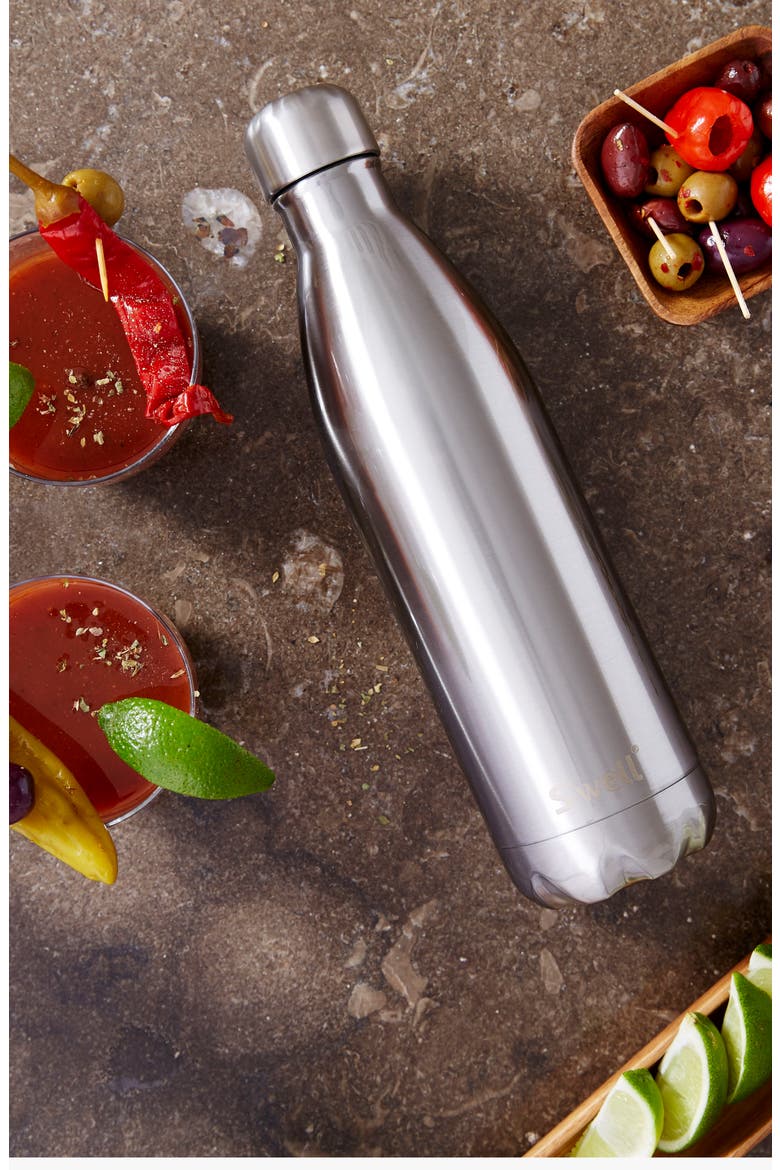 25-Ounce Insulated Stainless Steel Water Bottle, Alternate, color, SILVER