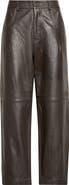 Eleventy Lambskin Leather Pants