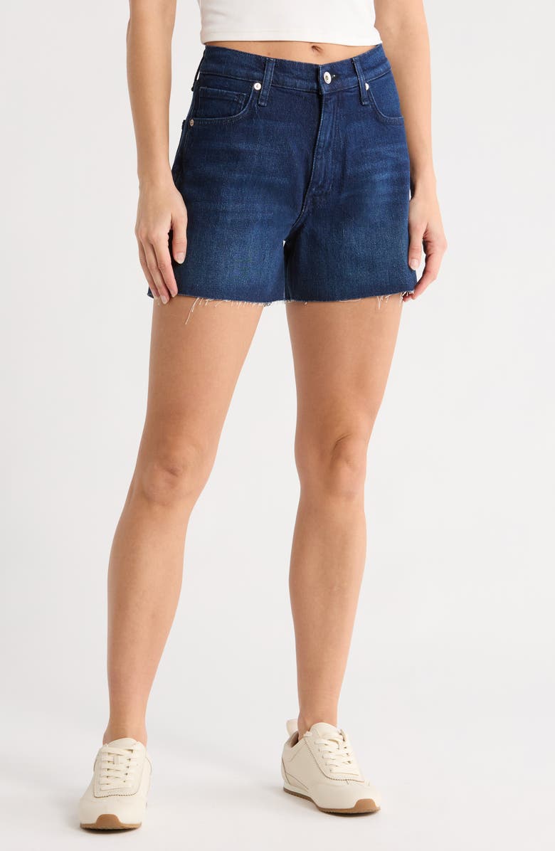 rag & bone High Waist Denim Cutoff Shorts, Main, color, Fairburn