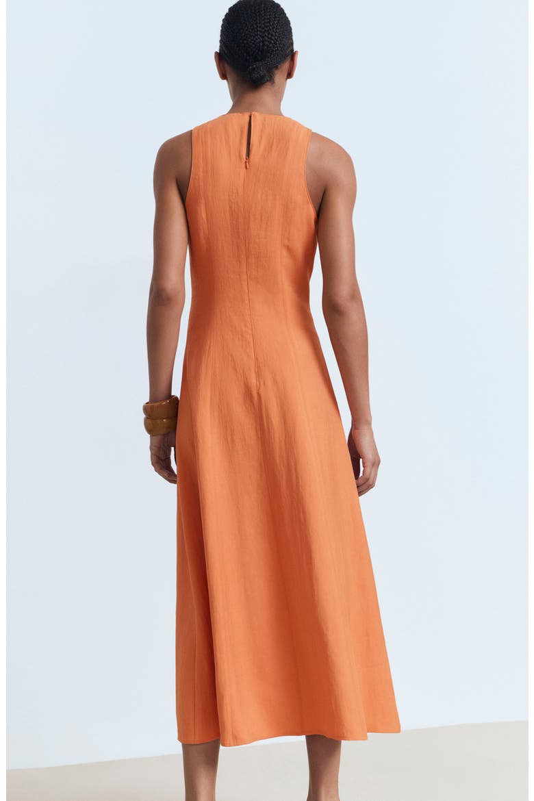 Pepa Sleeveless Dress, Alternate, color, SALMON