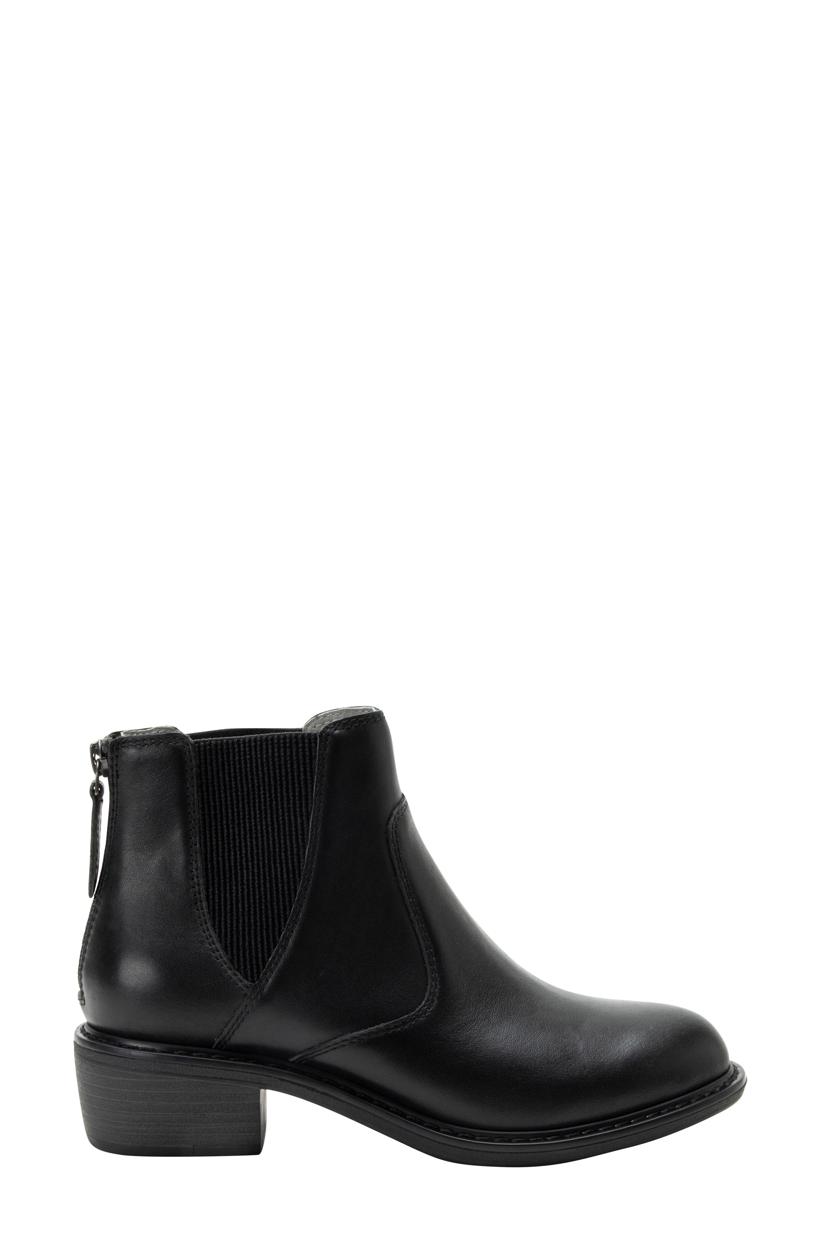 Alegria by PG Lite Meadow Chelsea Boot, Alternate, color, Black
