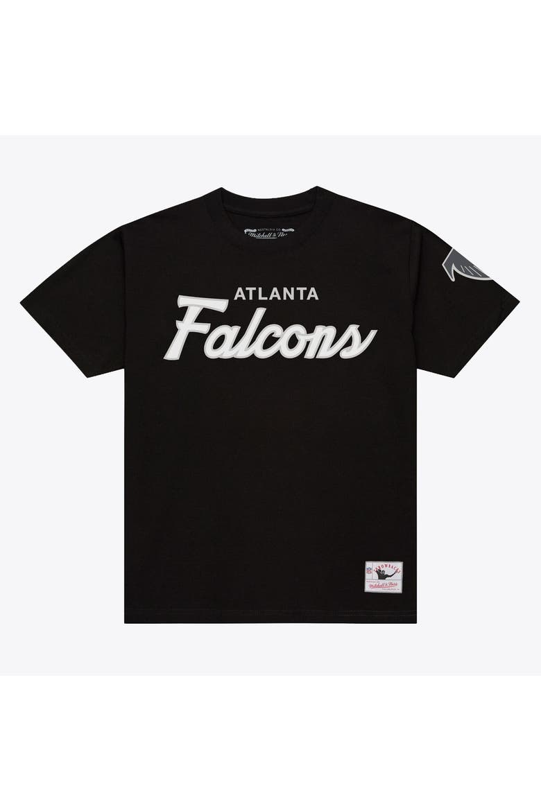 Men's Mitchell & Ness Black Atlanta Falcons Head Coach Classic T-Shirt, Main, color, Black