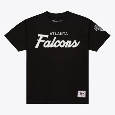 Men's Mitchell & Ness Black Atlanta Falcons Head Coach Classic T-Shirt