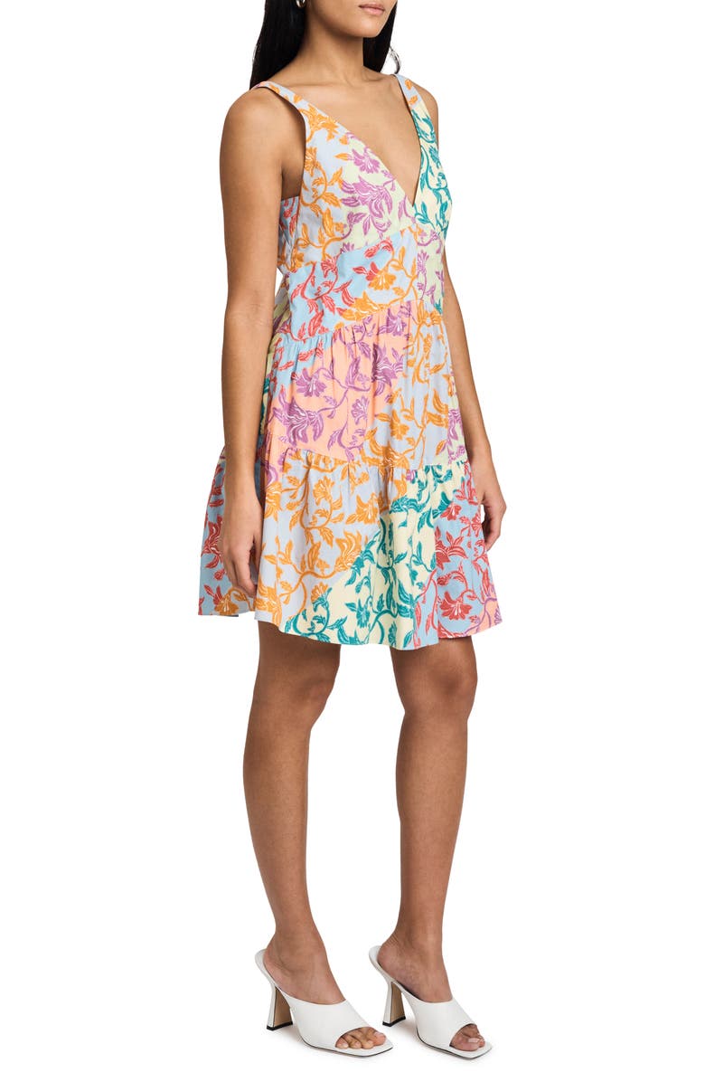 Derek Lam 10 Crosby Colette Stretch Cotton A-Line Dress, Alternate, color, 