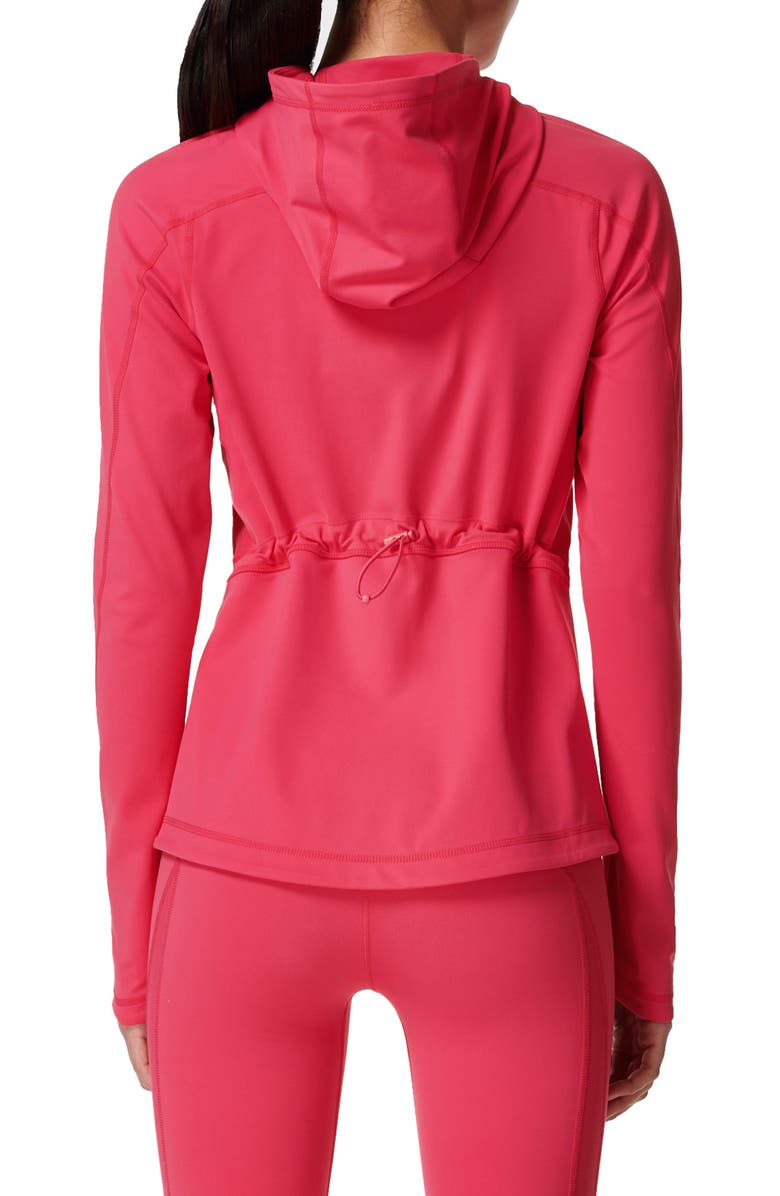 Sweaty Betty Supersoft Workout Zip Jacket, Alternate, color, Glow Pink