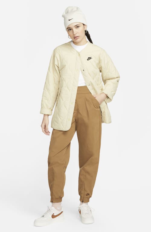 Nike Sportswear Dri-fit Tech Pack High Waist Joggers In Brown