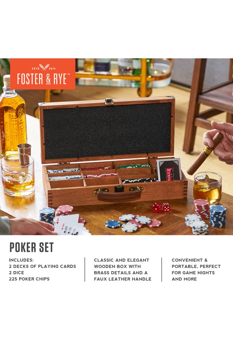 Poker Set, Alternate, color, Wood