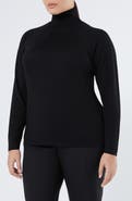 Marina Rinaldi Fatima Turtleneck Virgin Wool & Cashmere Sweater
