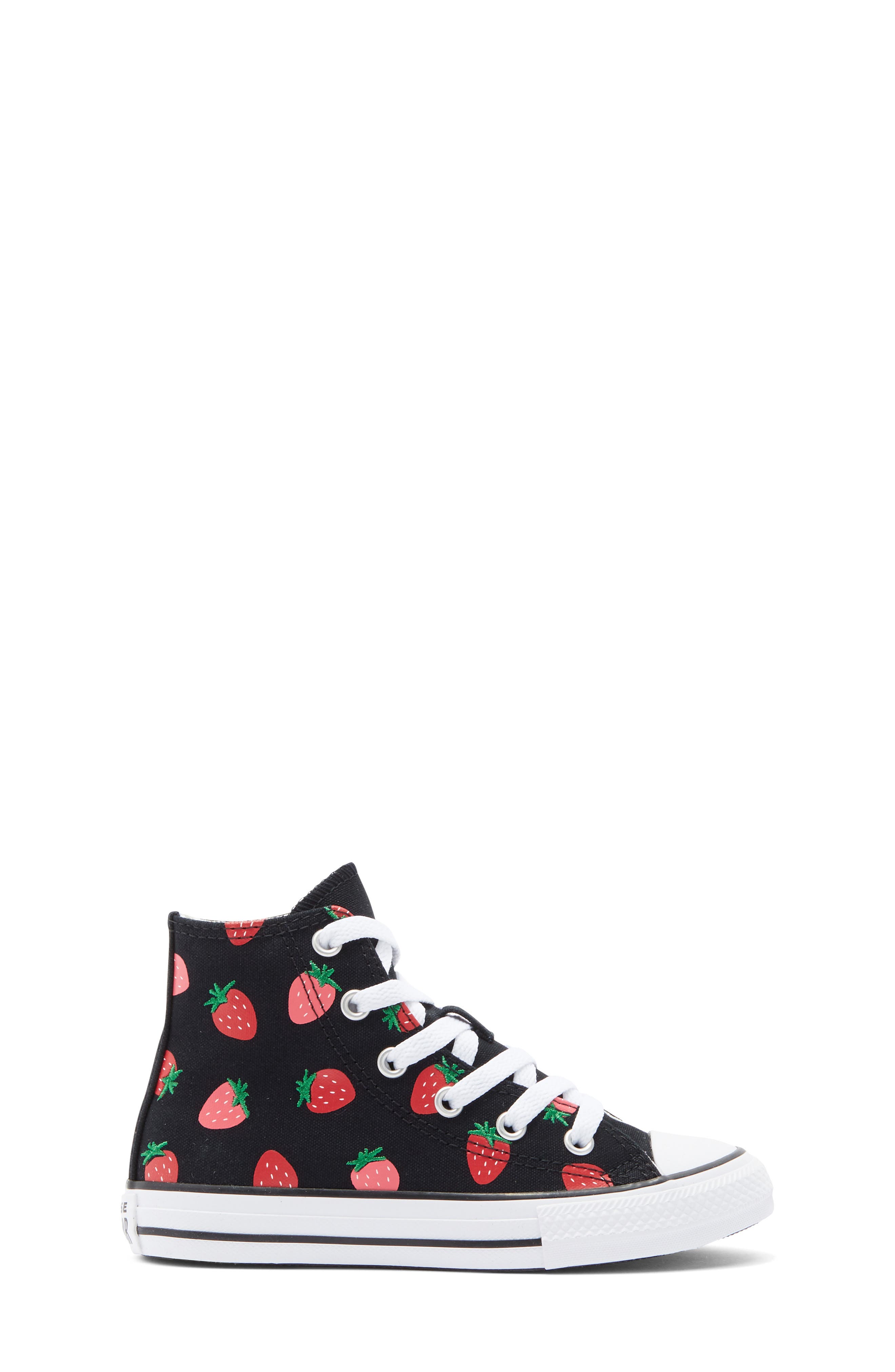 Converse Kids' Chuck Taylor All Star Strawberry Canvas High Top Sneaker, Alternate, color, 