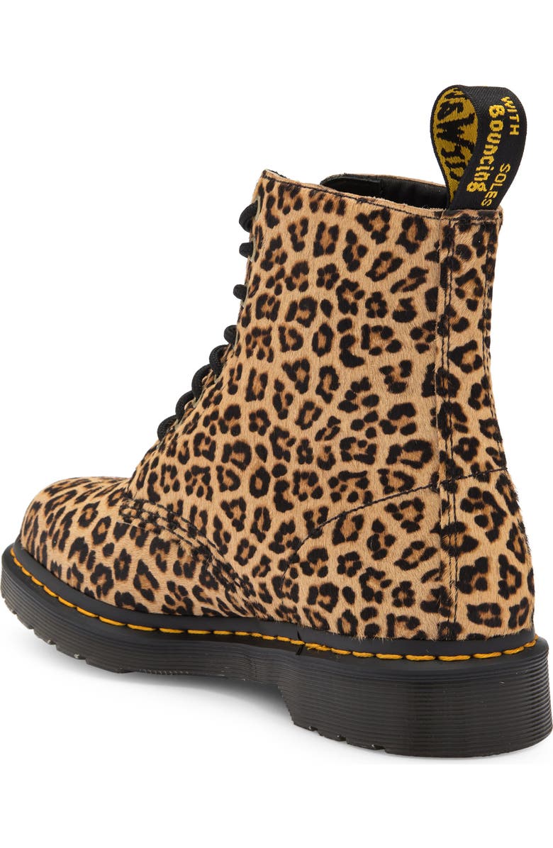Dr. Martens 1460 Pascal Genuine Calf Hair Boot, Alternate, color, Leopard Calf Hair