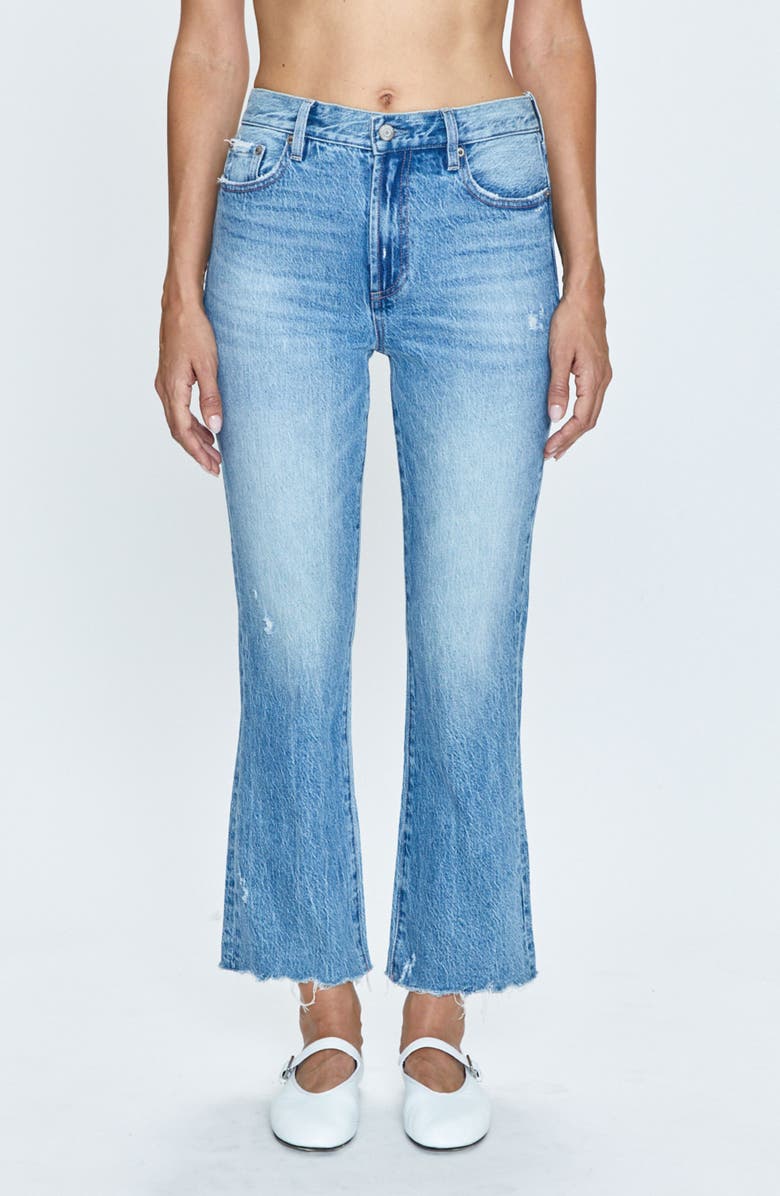 Pistola Ally High Waist Crop Bootcut Jeans, Main, color, Wayfarer Vintage
