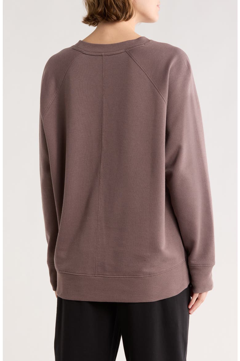 Drew Crewneck Sweatshirt, Alternate, color, GREY PLUM