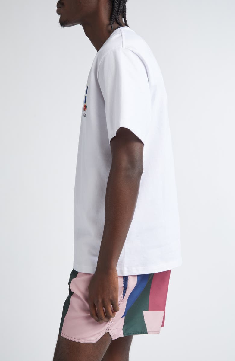 JW Anderson Window Embroidered Cotton T-Shirt, Alternate, color, 