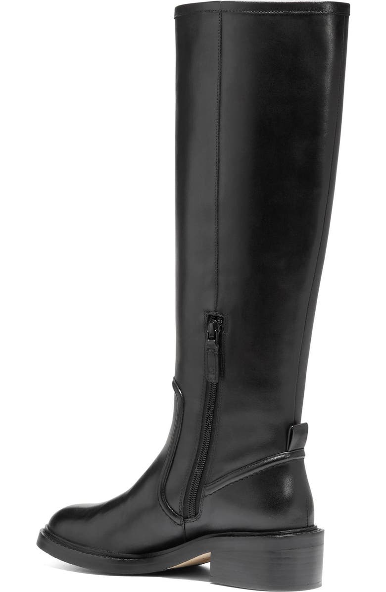 Cole Haan Silvana Tall Boot, Alternate, color, Black Leather