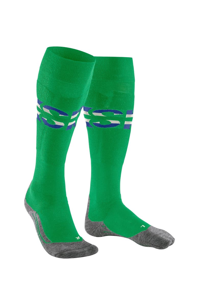 Falke SK4 Advanced Ski Socks, Alternate, color, Grassgreen Ski